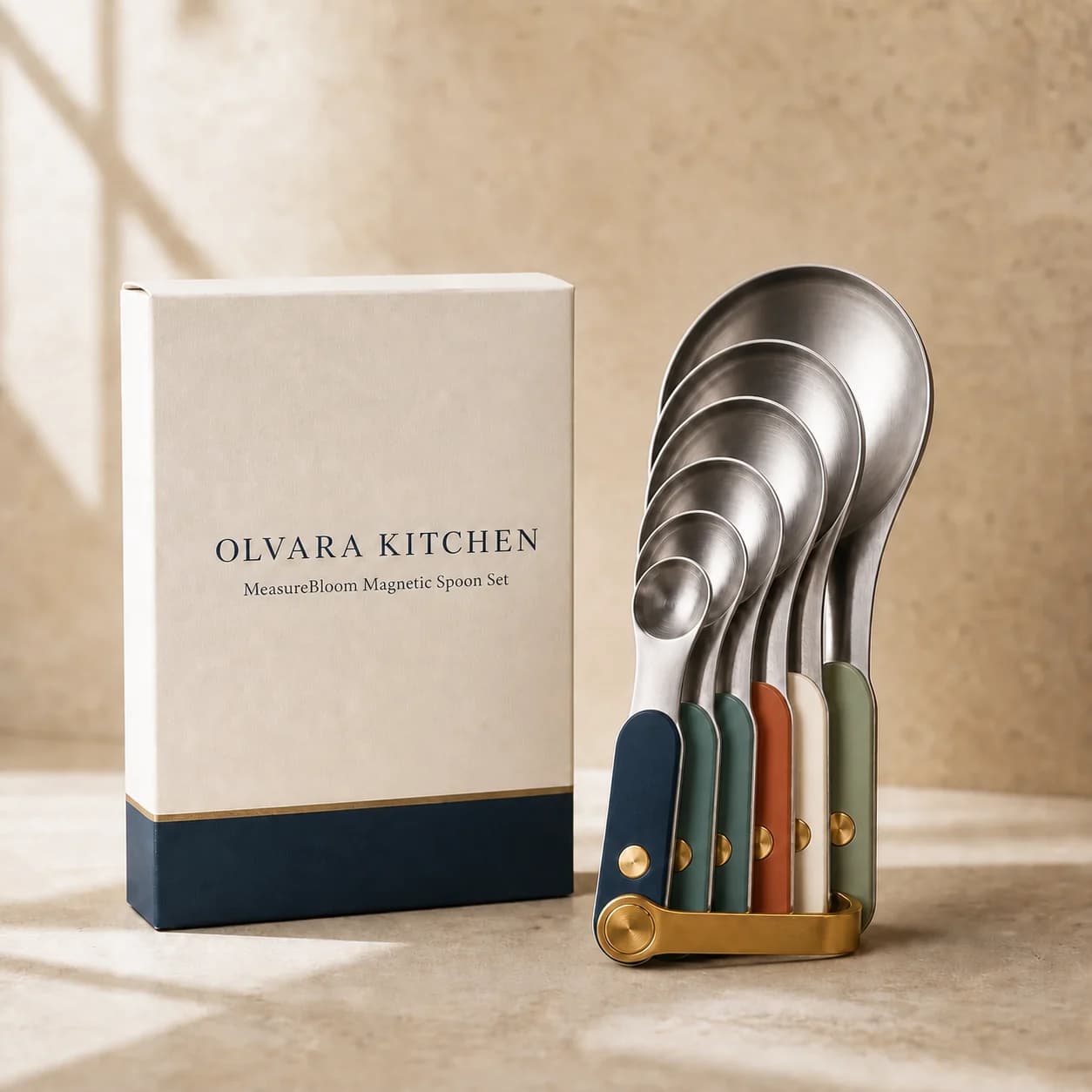 MeasureBloom Magnetic Spoon Set kitchen tool